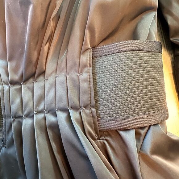 Rachel Roy black techno fabric dress in size 8 - Picture 8 of 17